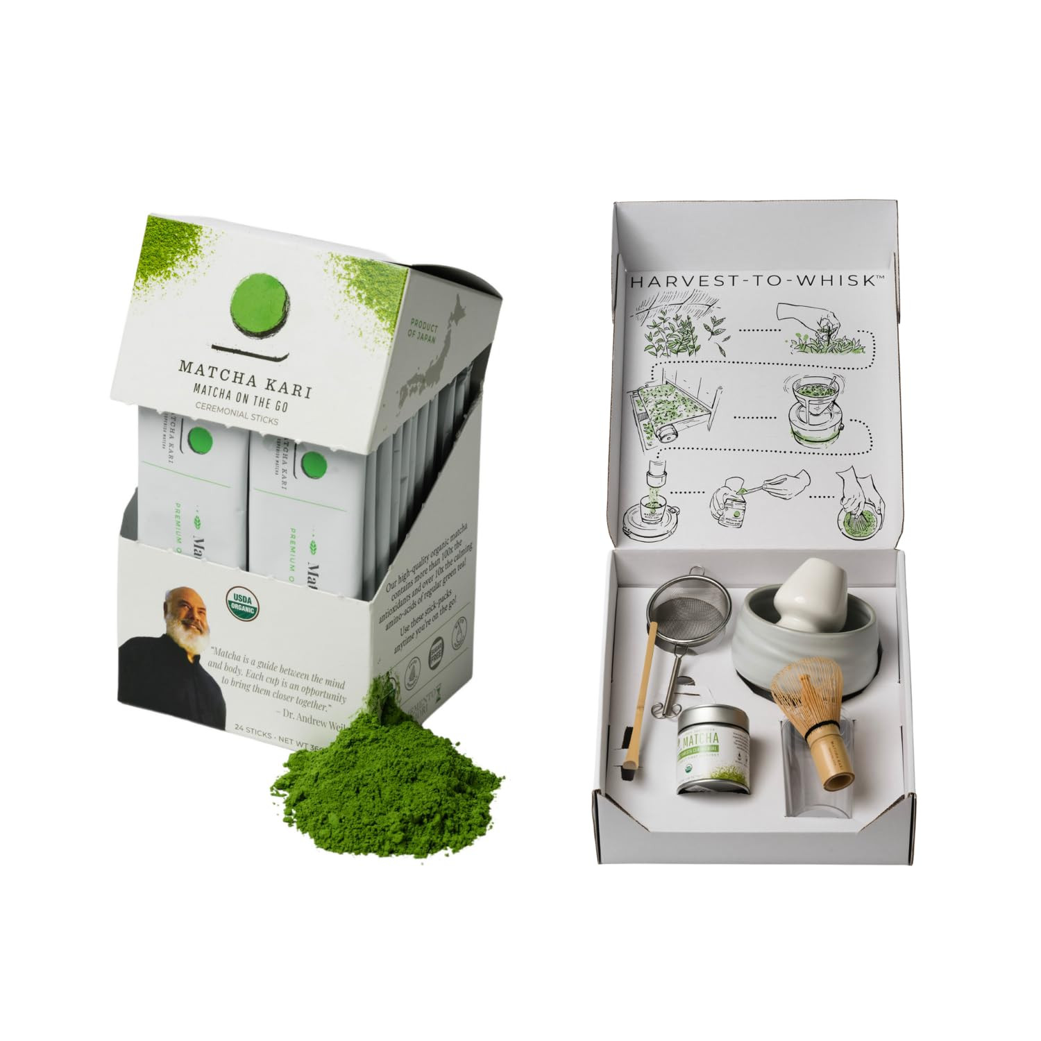 24 Sticks + Complete Matcha Kit – Perfect for Tea Lovers!