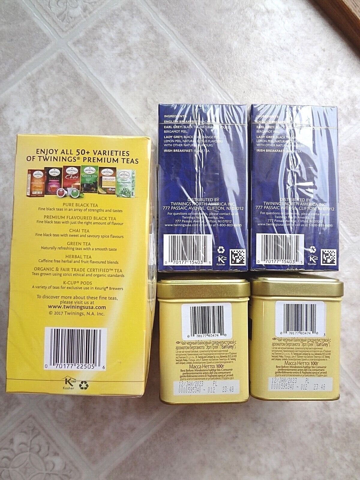 Assorted Twinings Tea Set (New) Free Shipping