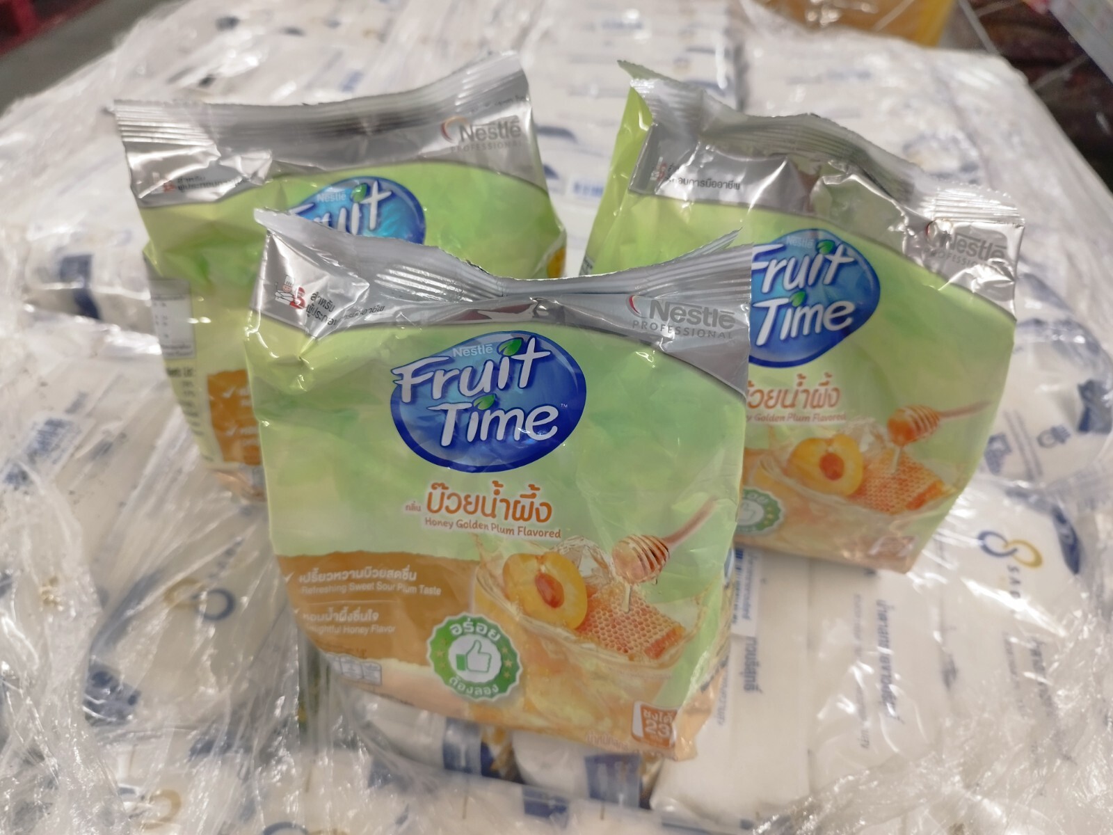 Fruit time TeaMix HoneyPlum Nestea Unsweetened Instant 3×460 Grams