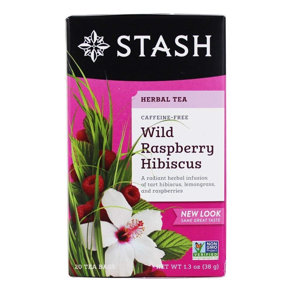 Stash Tea Wild Raspberry Hibiscus 20 Bags 20 Count (Pack of 1)