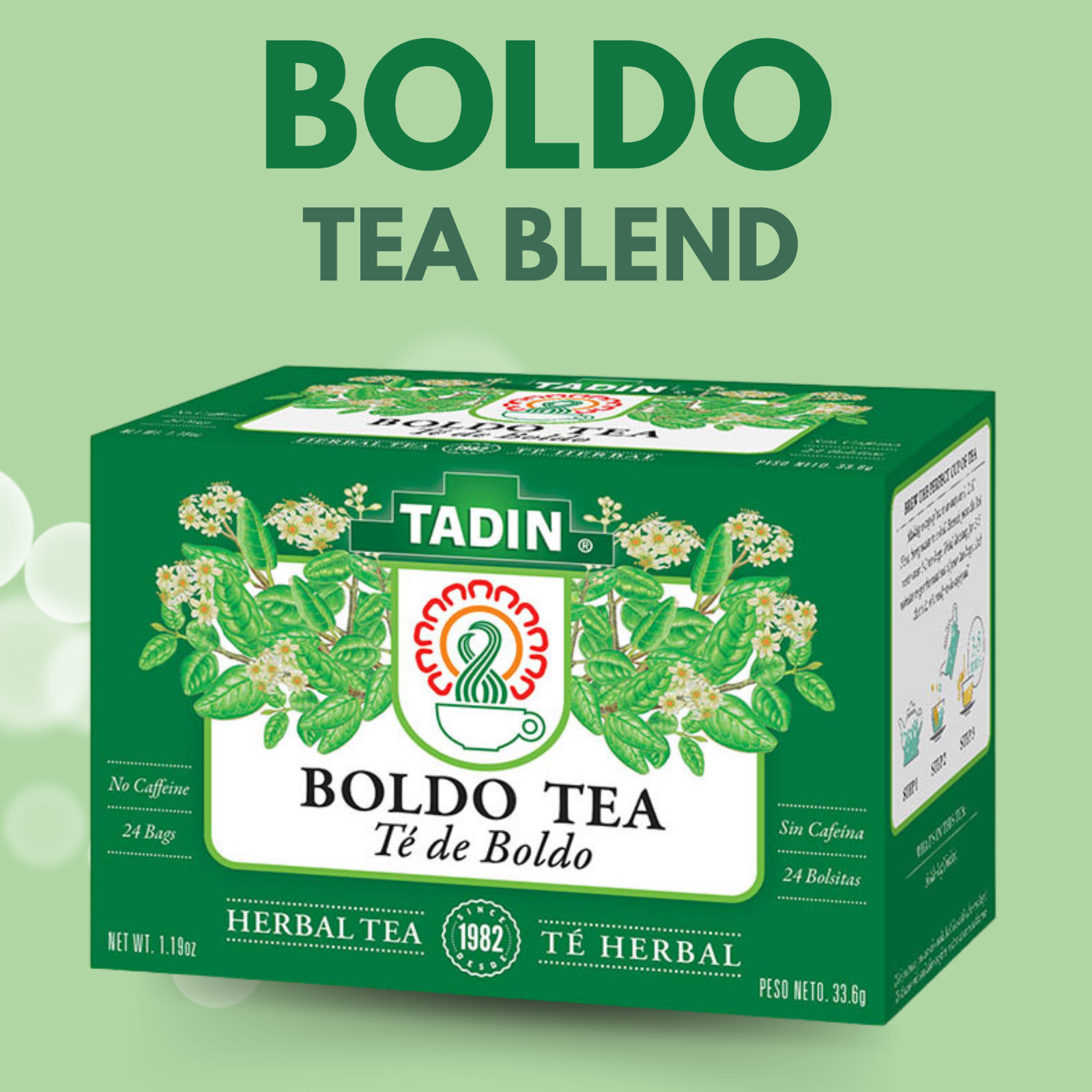 Tadin Boldo Herbal Tea (24 Teabags)