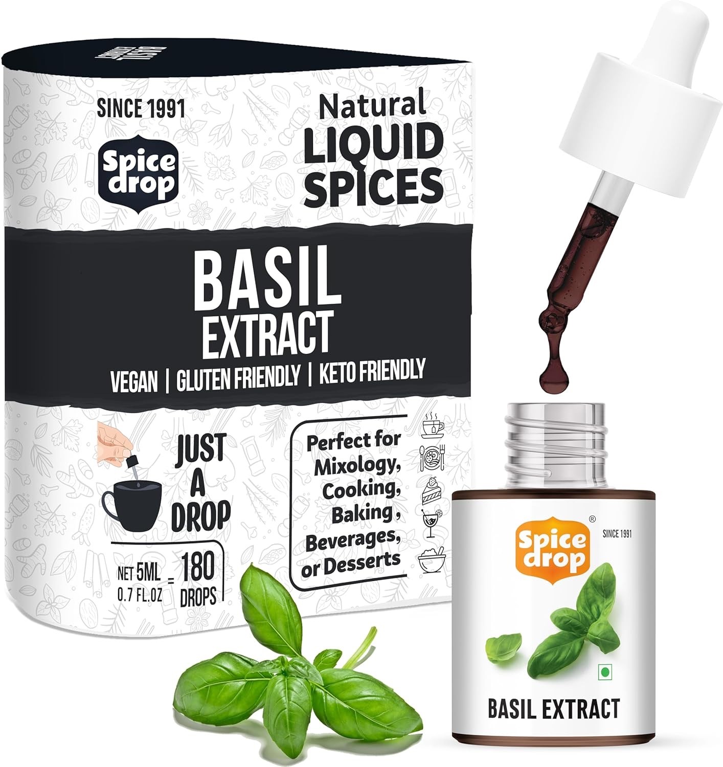 Spice Drop Chai Masala Tea Natural Herb Extract Authentic Flavor Color Food Vega