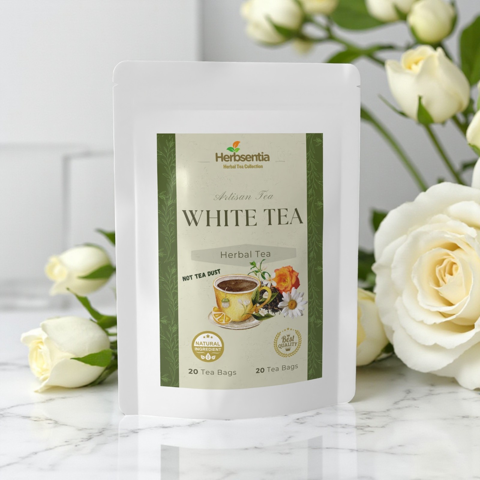 White Tea – Light, Refreshing Herbal Blend for Daily Wellness
