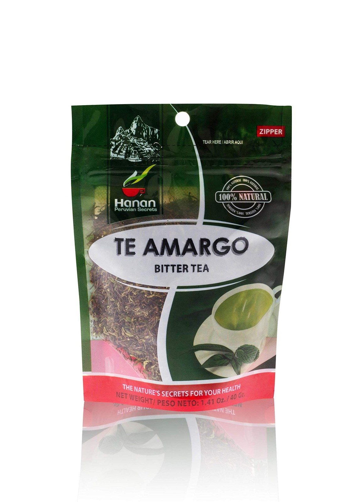Te Amargo Tea | 100% Natural Bitter Tea | 1.41oz / 40g | Naturally Aids in Su…