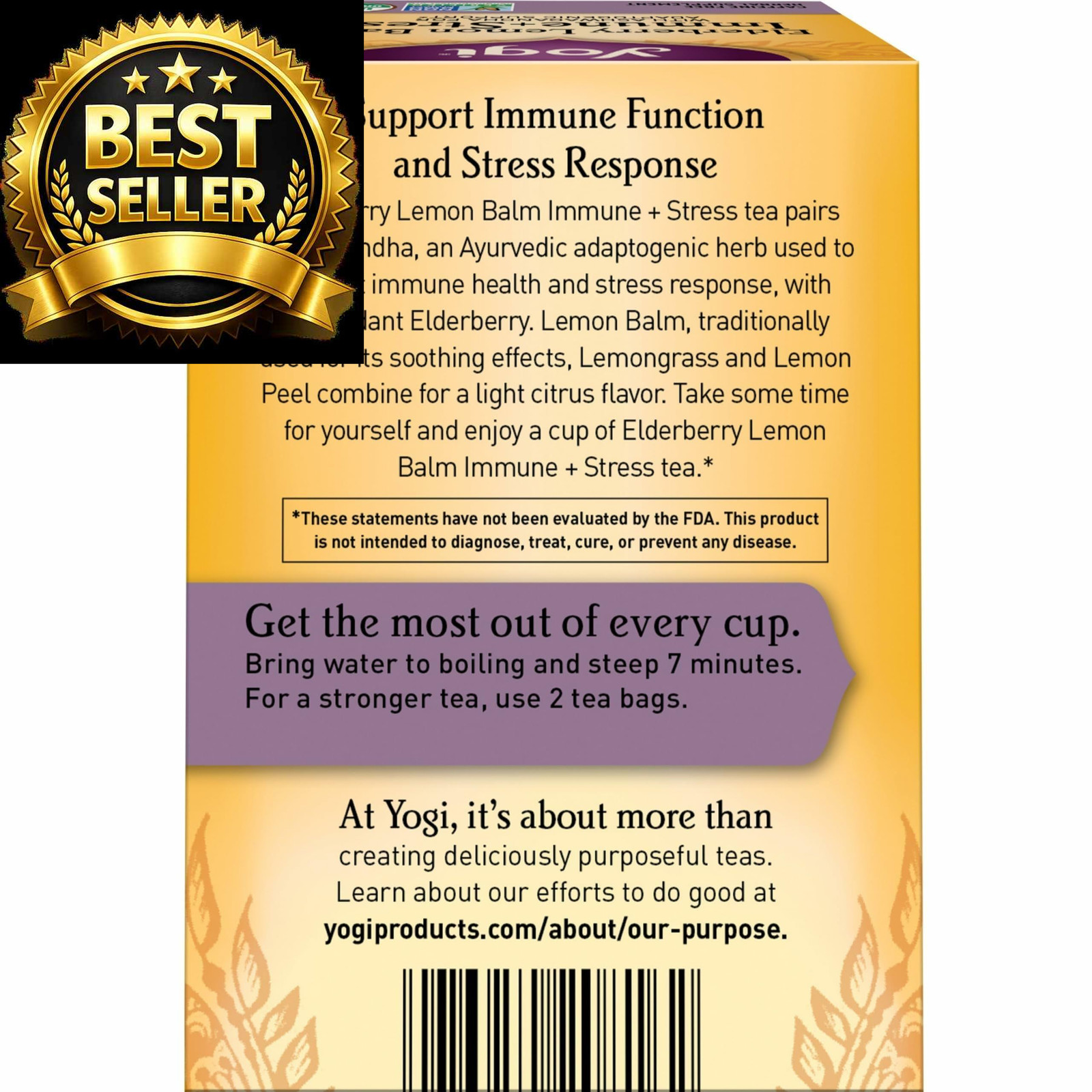 Yogi Tea – Bedtime (6 Pack) – Supports a Good Night’s 16 Count (Pack of 6)