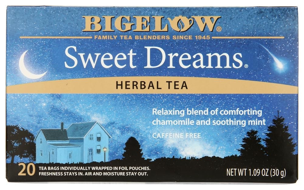 Bigelow Tea, 20 Bags – Sweet Dreams (3 Pack) 3 1.09 Ounce (Pack of 3)