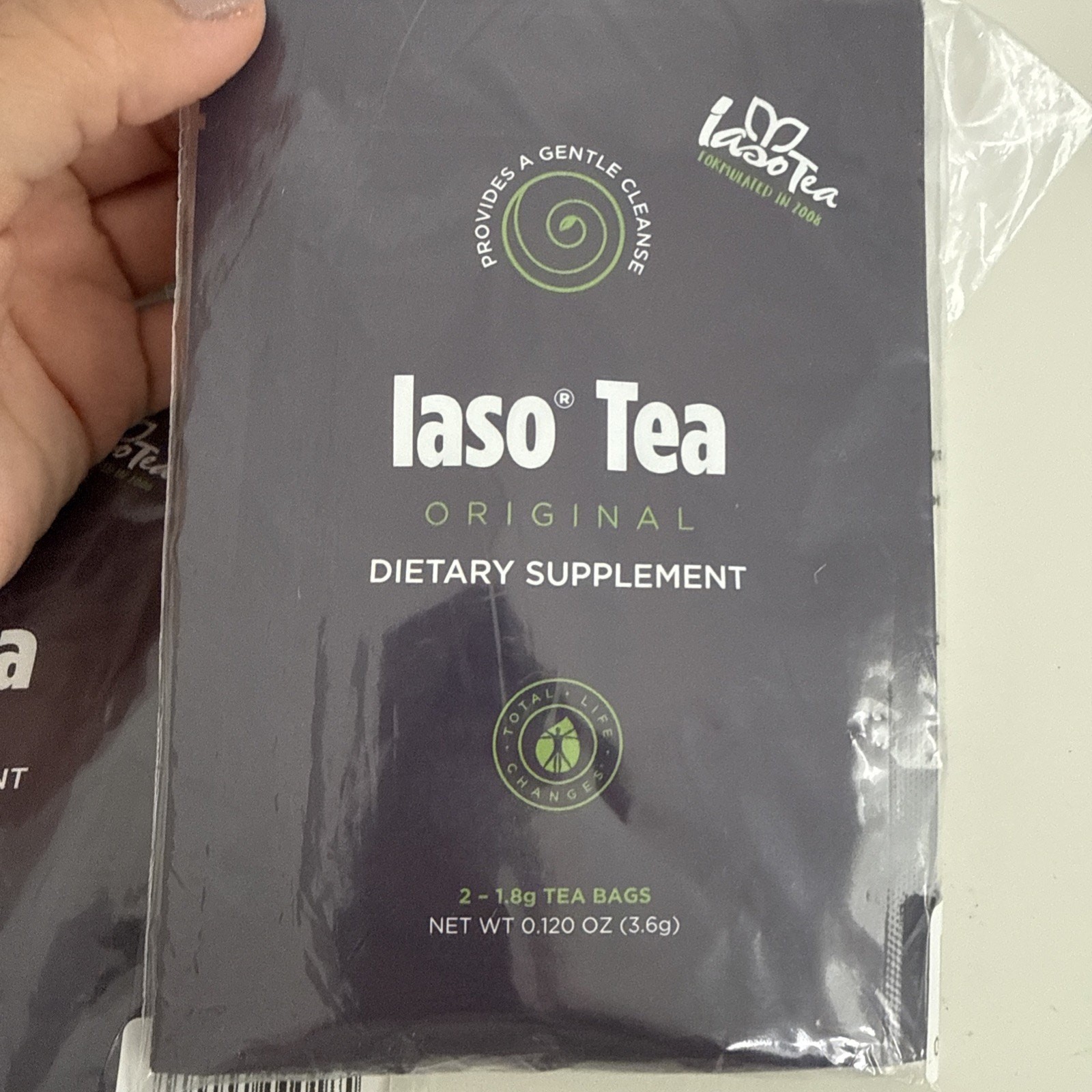 Laso Tea Dietary Supplement – Set Of 6 Packs (18 Tea Bags On Total)