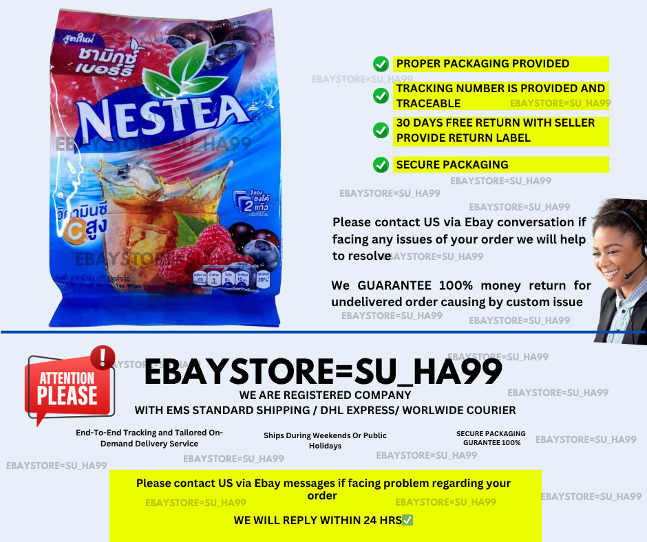 NESTEA Instant Mixed Berries Tea Mixes High Vitamin C 225g (12.5g x 18 sachets)