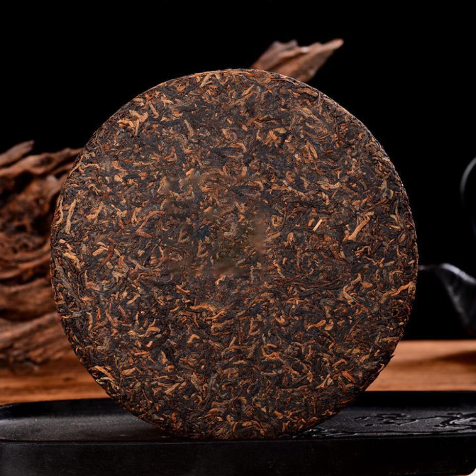 200g Yunnan Ancient Tree Ripe Pu-erh Tea Aged Fragrant Grain Qizi Cake