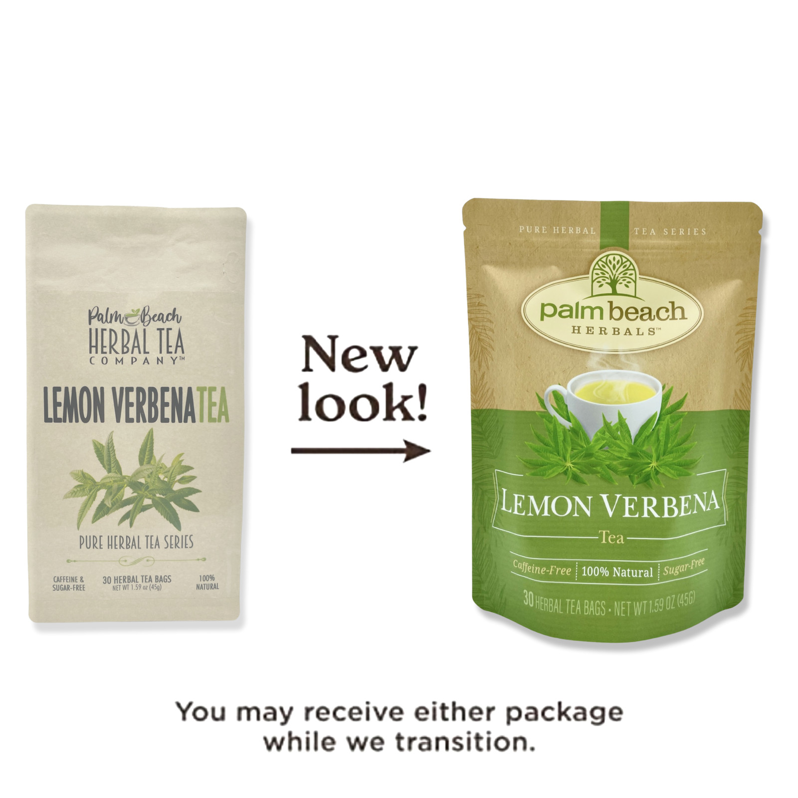 Lemon Verbena Tea by Palm Beach Herbals | 30ct, Caffeine-Free