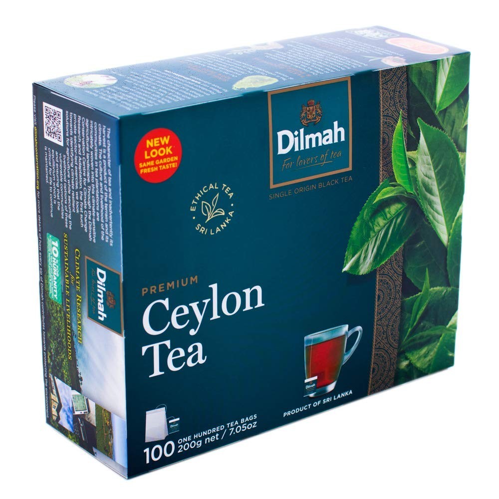100% Pure Ceylon Tea Bags – Premium Quality, 300 Count, Perfect for Brewing