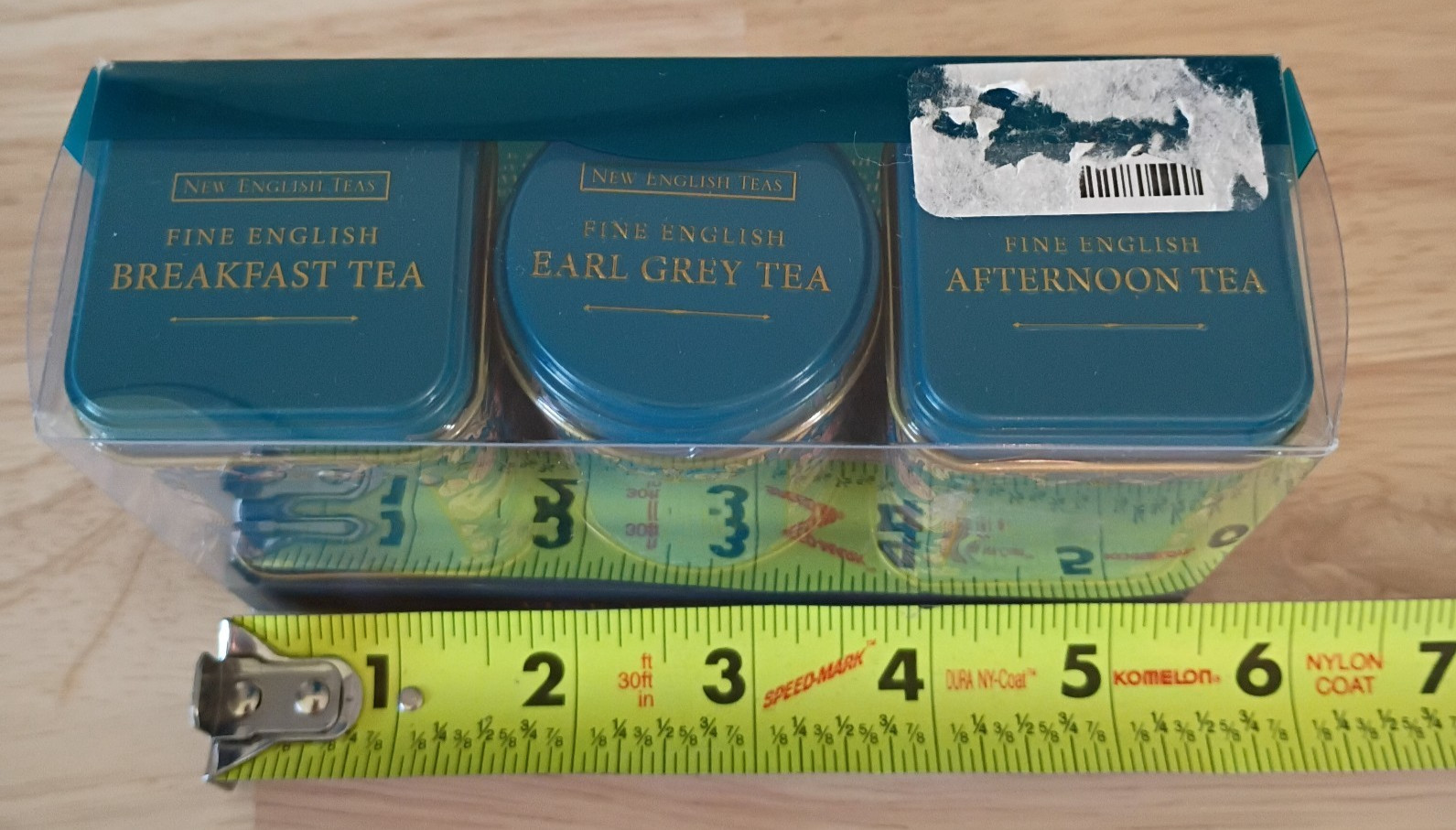 NEW Fine English Tea Breakfast, Earl Grey & Afternoon Set of 3 Tins EXP 9/2027