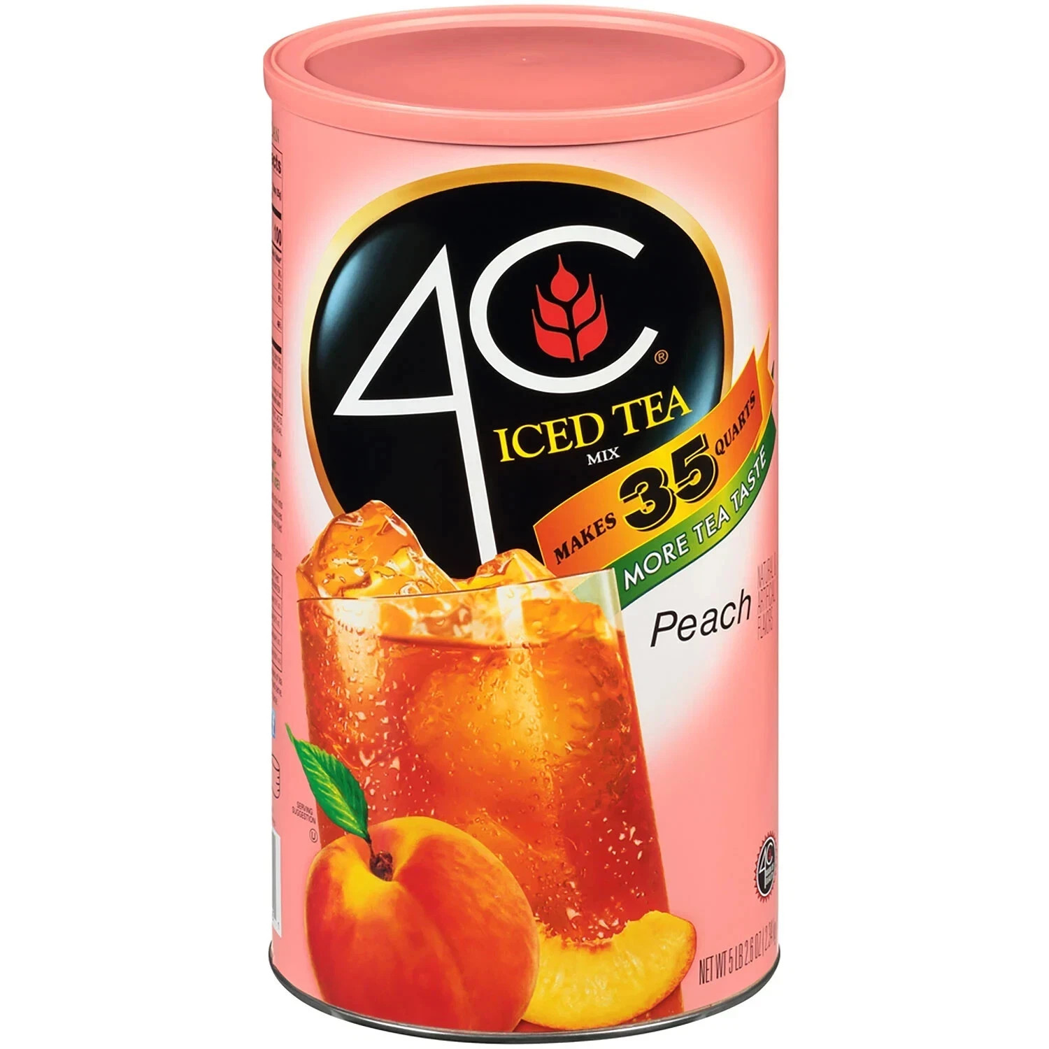 3 Pack – 4C 35 QT Peach Iced Tea Mix (82.6 oz.)
