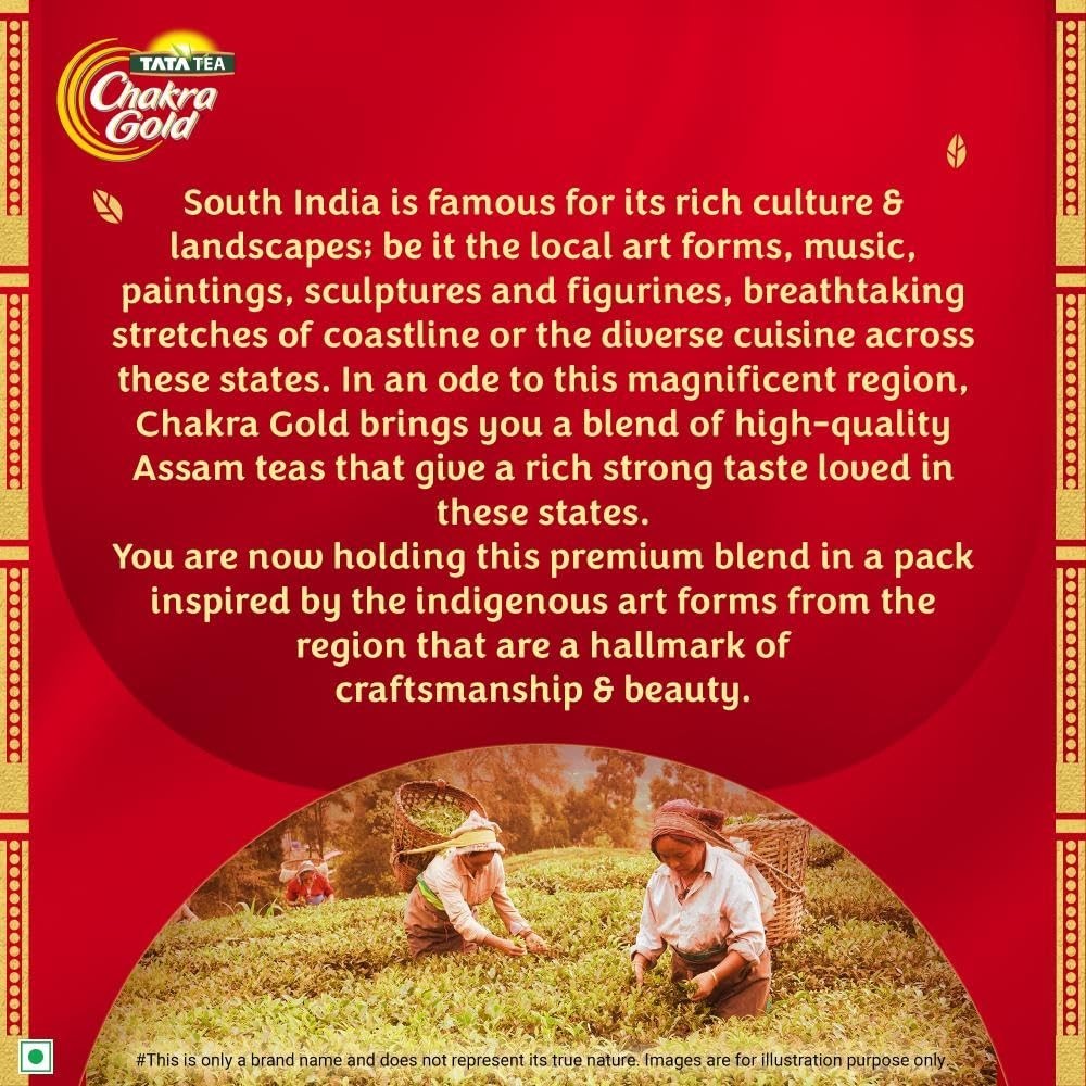 Tata Tea Chakra Gold ,Strong Tea With Long Lasting Taste ,Black Tea ,250 Gram