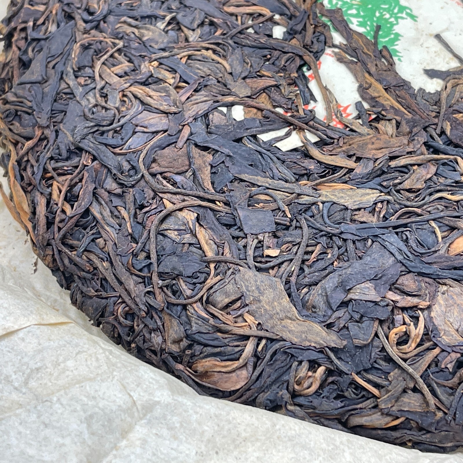 Pu-erh tea,2007,訂製茶Custom Tea,中茶牌易武圓茶China Tea Brand Yiwu Round Tea,380g,Raw