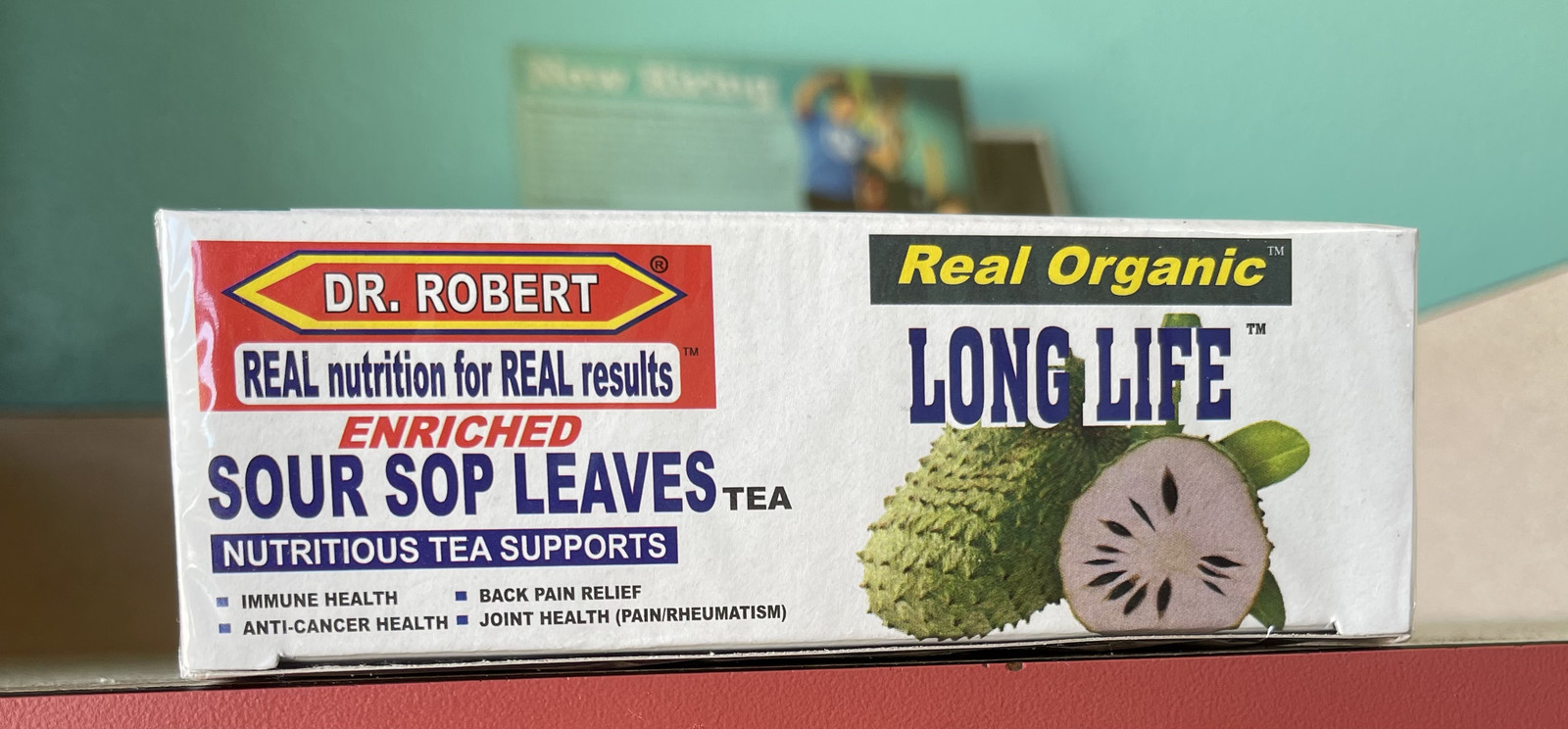 Dr Robert Sour Sop Leaves Tea Supports Back /Joint/Immune /Health 20 teabag 1pk