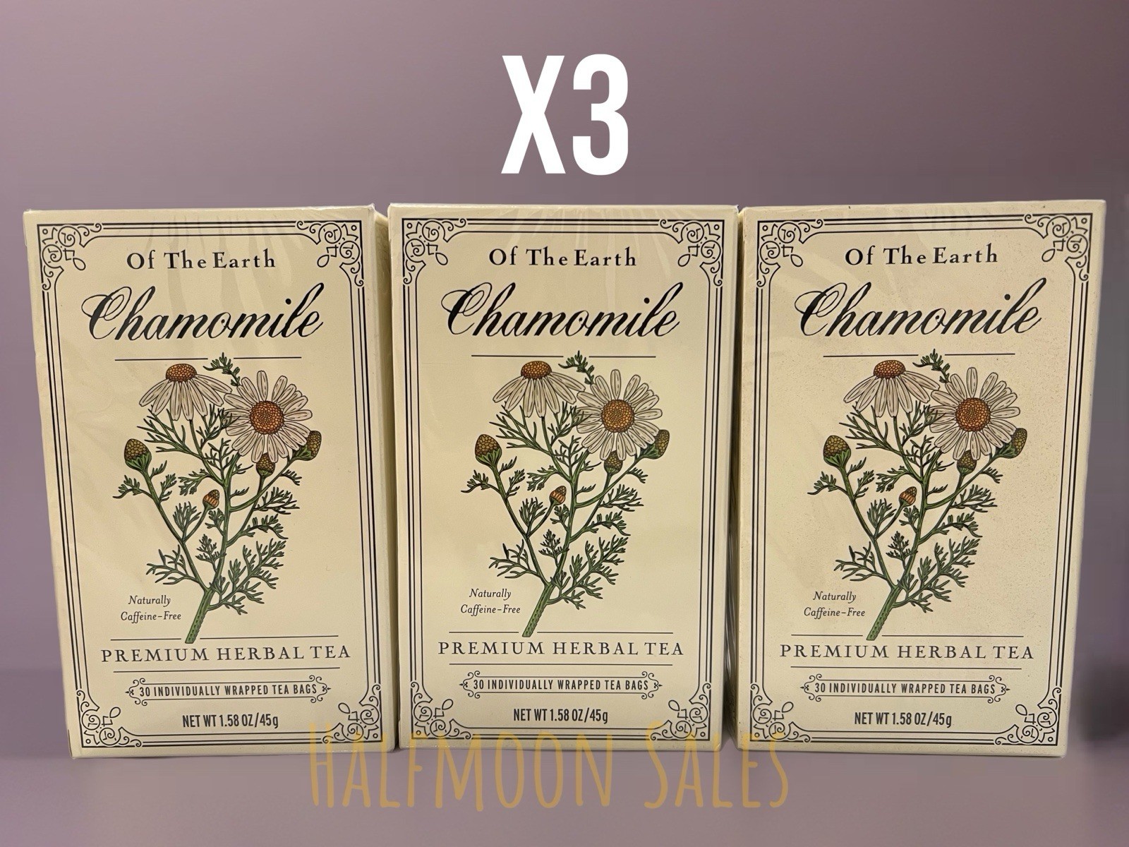 Of The Earth Chamomile Tea X3-30Bags Each