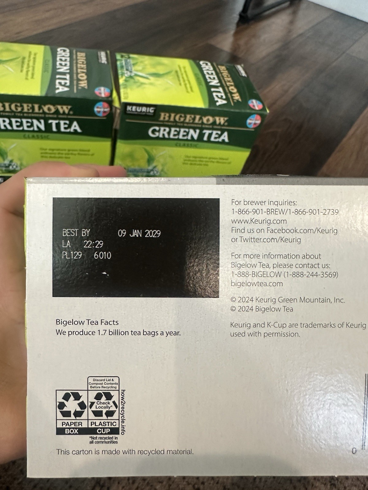 Bigelow Green Tea 60 Count Keurig K cup Pods View Photos