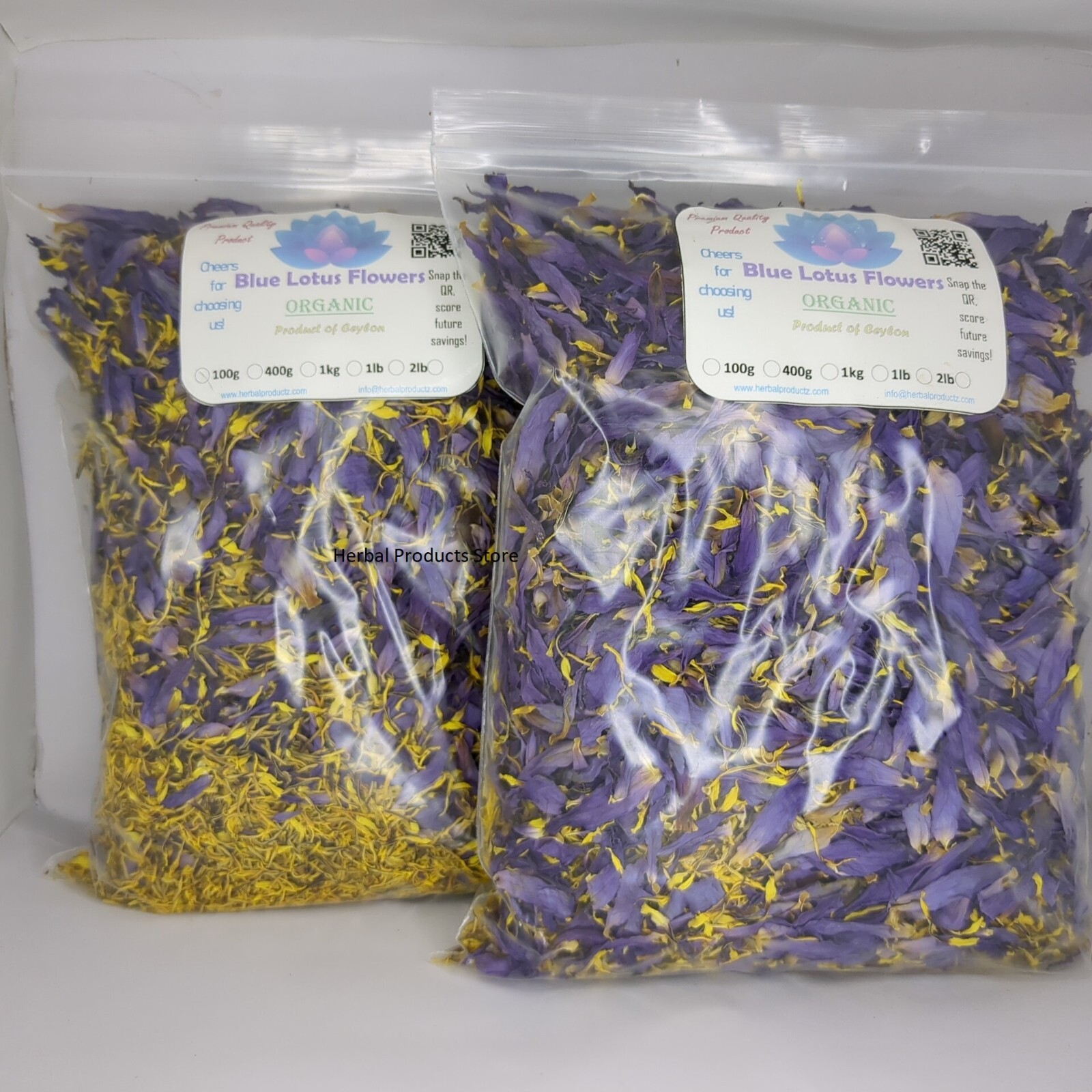 Organic Natural BLUE LOTUS, Nymphaea Caerulea Dried Flower 100% Harbal Tea/Smoke