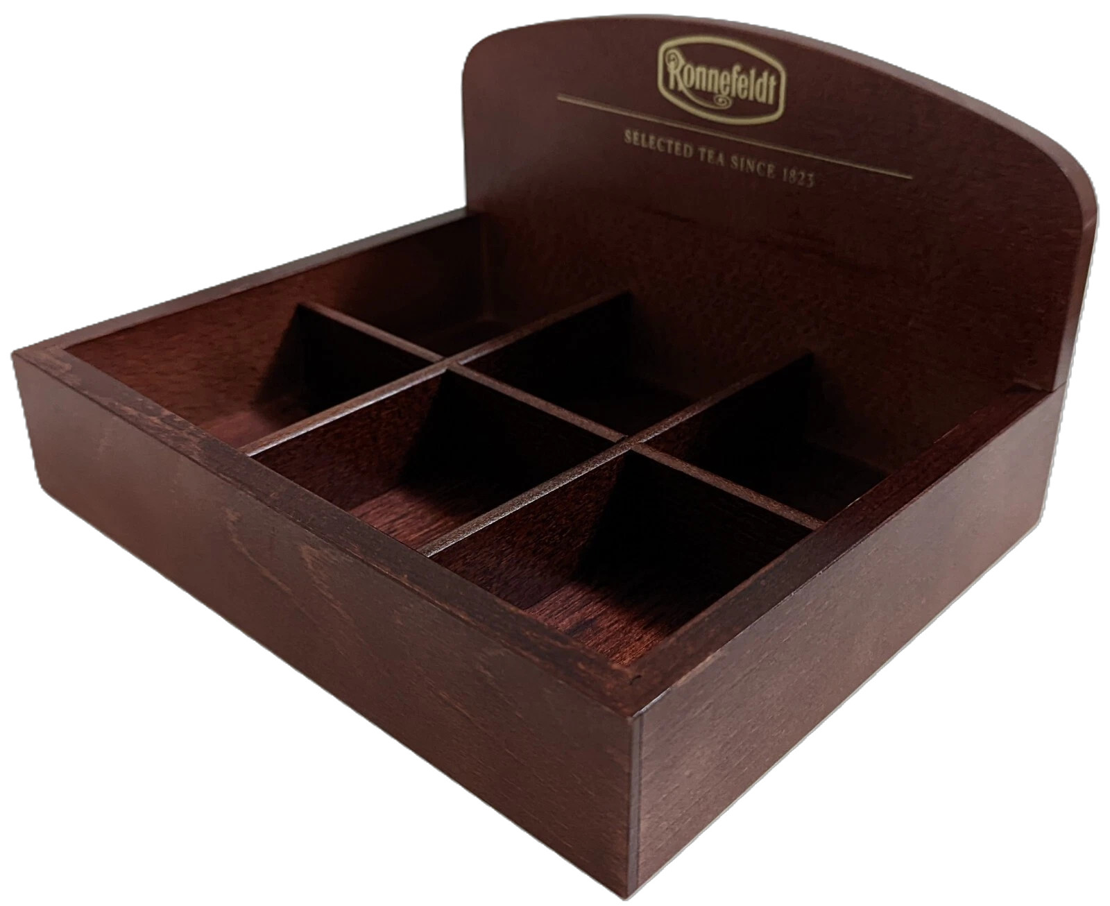 Ronnefeldt – Mahogany Wood Tea Display / with Selection of 50 Teavelopes