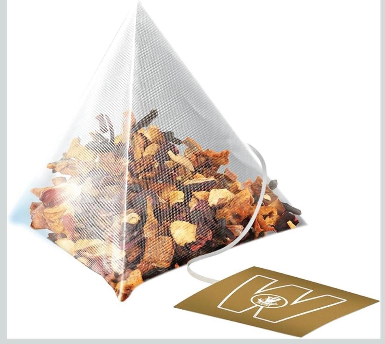 Wissotzky Tea Ginger Turmeric Spiced Chai – Pack of 50 Tea Bags