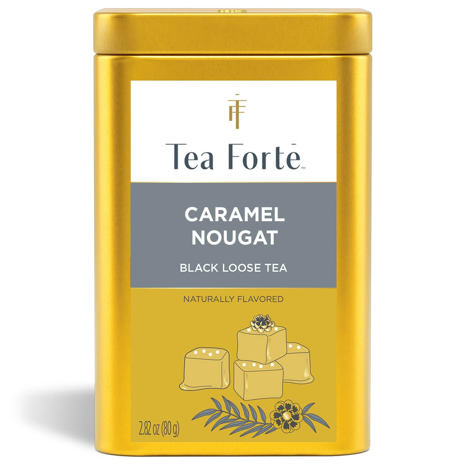 Black Currant Premium Loose Leaf Caffeinated Black Tea Blend Canister, Makes 35-