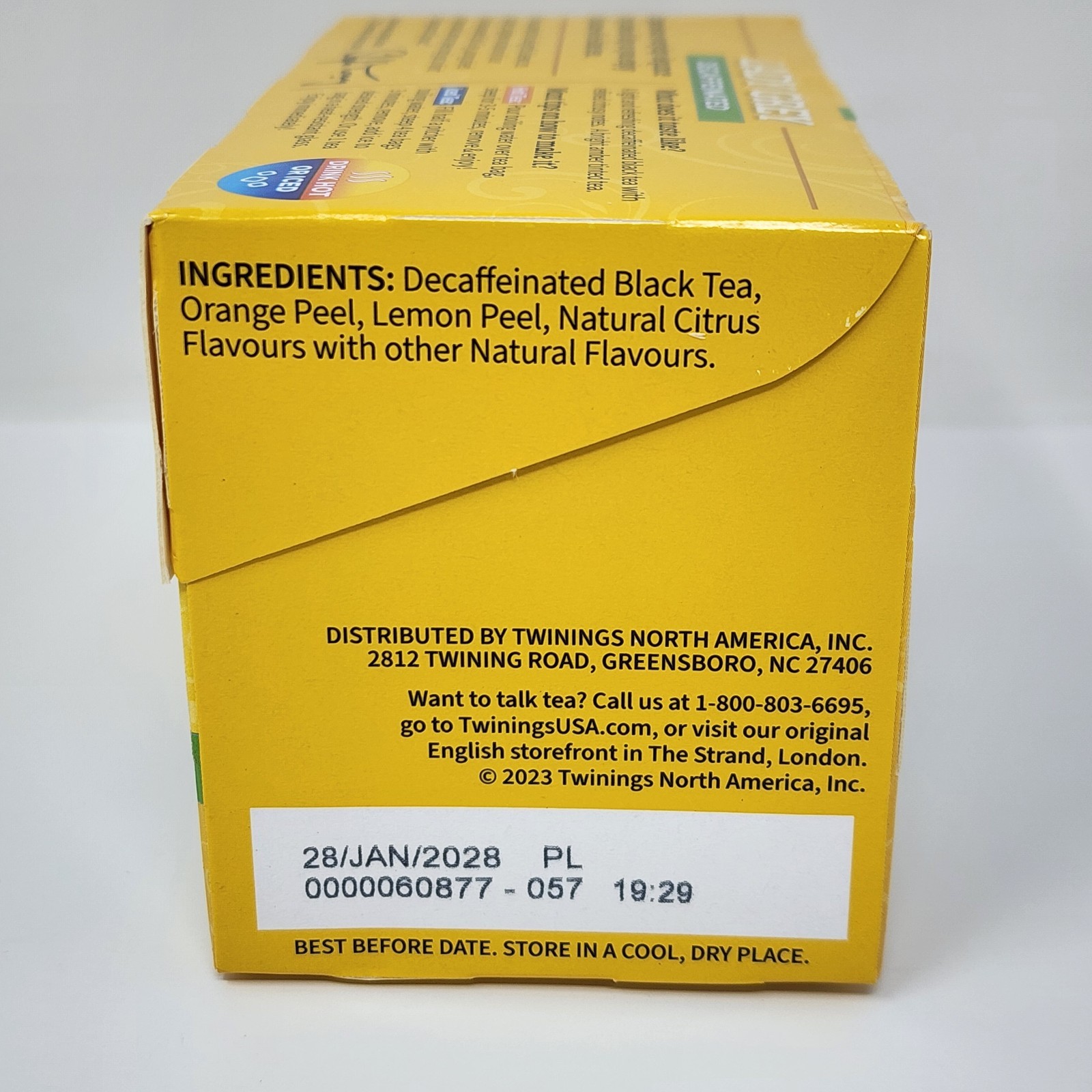 Twinings Lady Grey Decaffeinated Black Tea (120 Tea Bags) Exp 01/2028