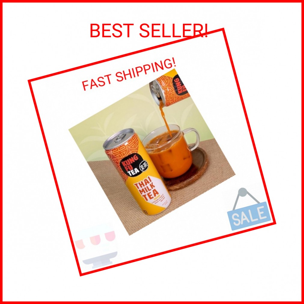 Kung Fu Tea Milk Tea (Thai Milk tea (6 cans/pack)