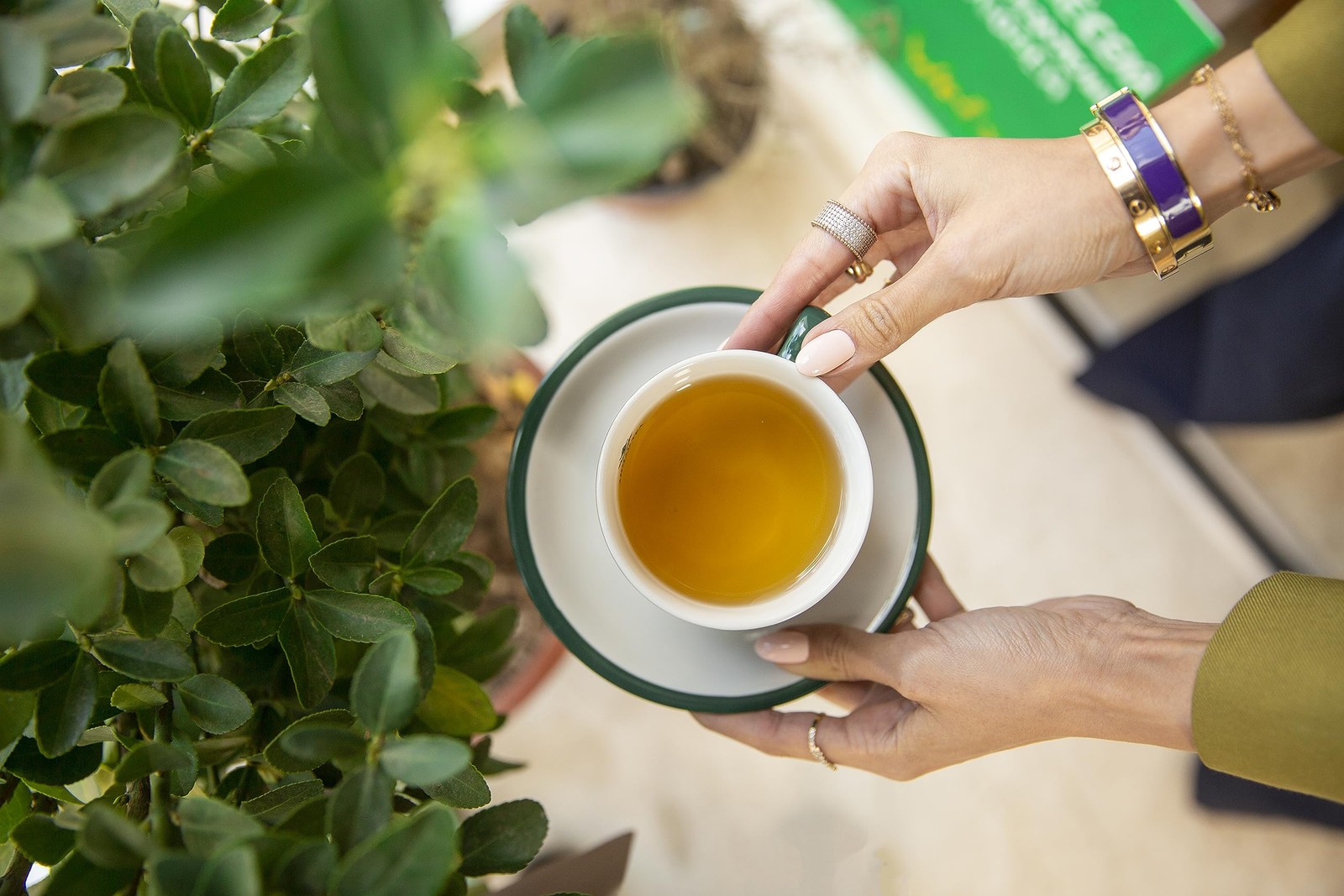 English Teas, “Lemon Green Tea” – Tagged & Aluminium Foil Enveloped Teabags