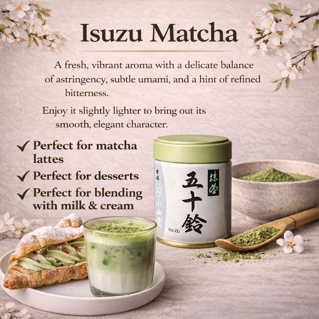 Uji Matcha Latte Set Yamamasa Koyamaen & Marukyu Koyamaen Matcha Tin set of 3