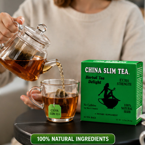 China Slim Herbal Tea Extra Strength Delight 36 Tea Bags Exp:2029
