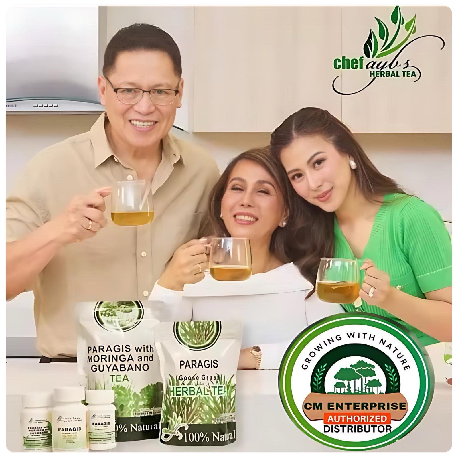 Chef Ayb’s Paragis with Moringa and Guyabano Tea (20 Tea bags)