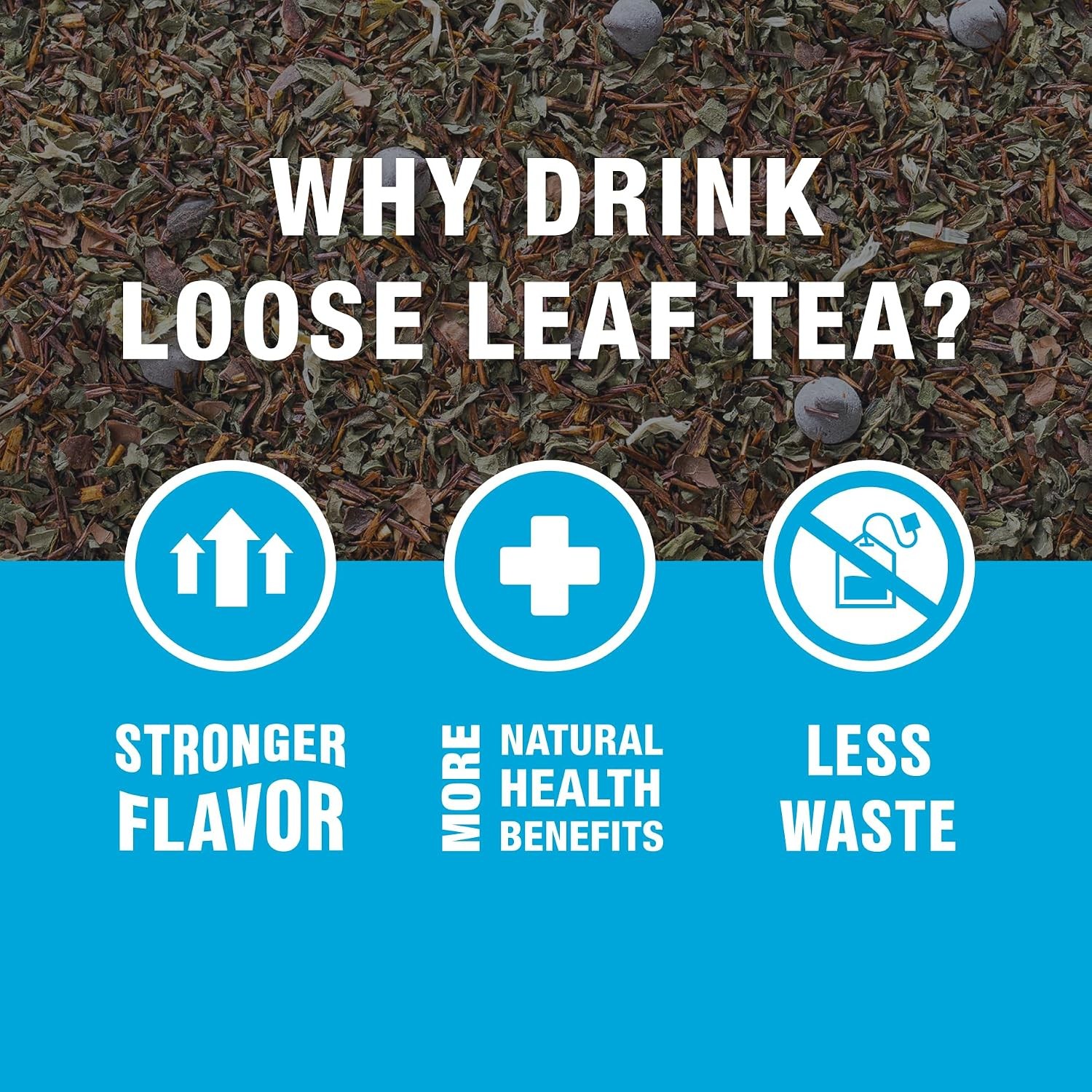 Cocoa Mint Chill Loose Leaf Tea, Chocolate Peppermint Herbal Rooibos Blend,