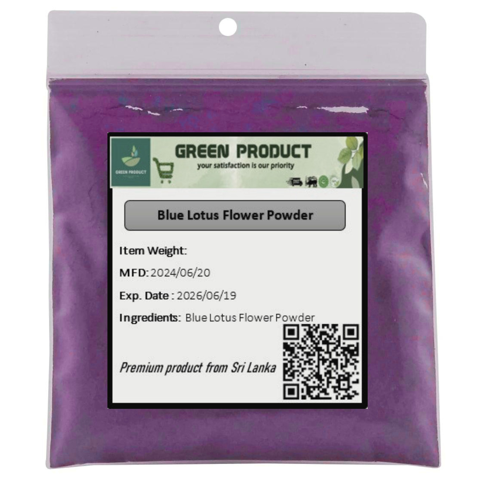 Blue Lotus Flower Powder | Natural Organic Water Lily | Food Grade Herbal Tea