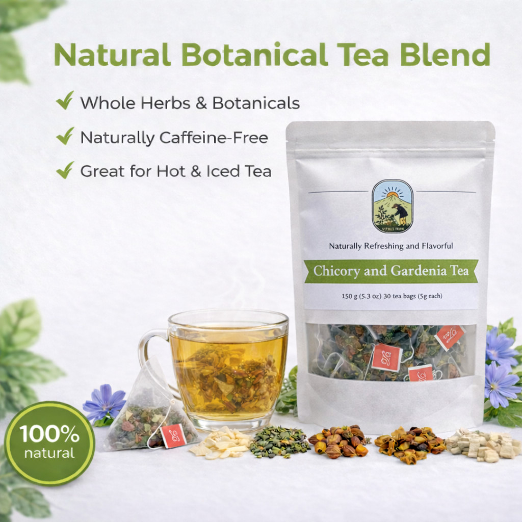 Chicory Gardenia Herbal Detox Blend 30 Tea Bags 150g Wellness Detox Cleanse