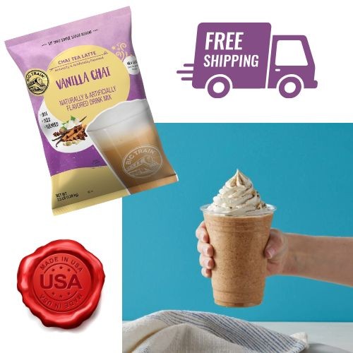 Big Train Vanilla Chai Rich Creamy Instant Tea Latte at Home Beverage 3.5 Pound
