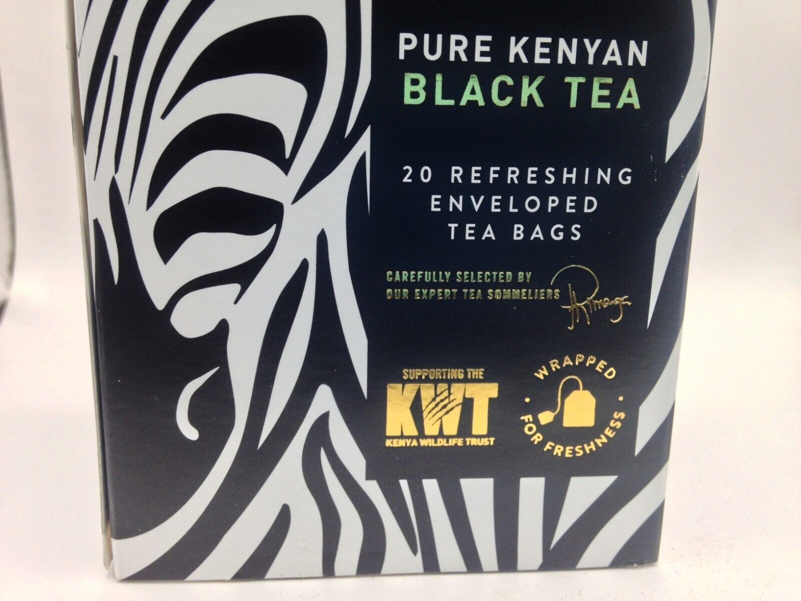 Kericho Gold Premium Black Pure Kenya Tea Bags 20 Enveloped KWT Conservation