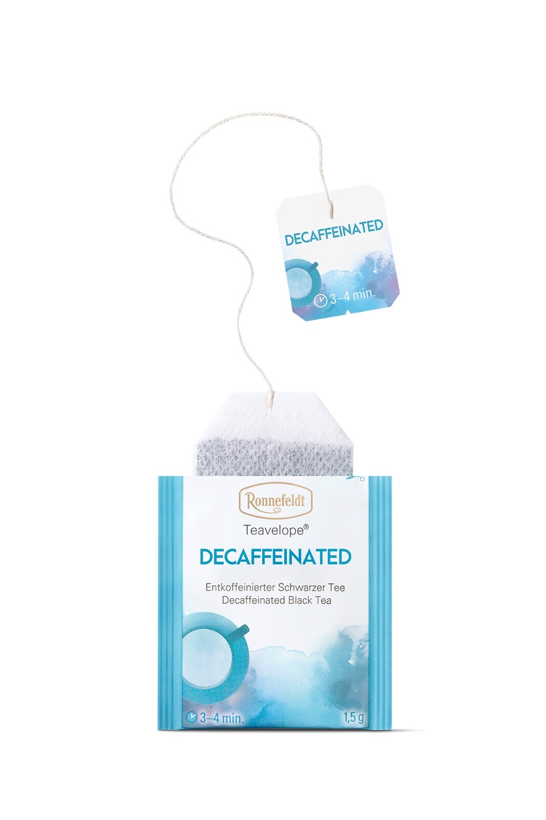 Ronnefeldt Teavelope® DECAFFEINATED black tea. 25 tea bags.