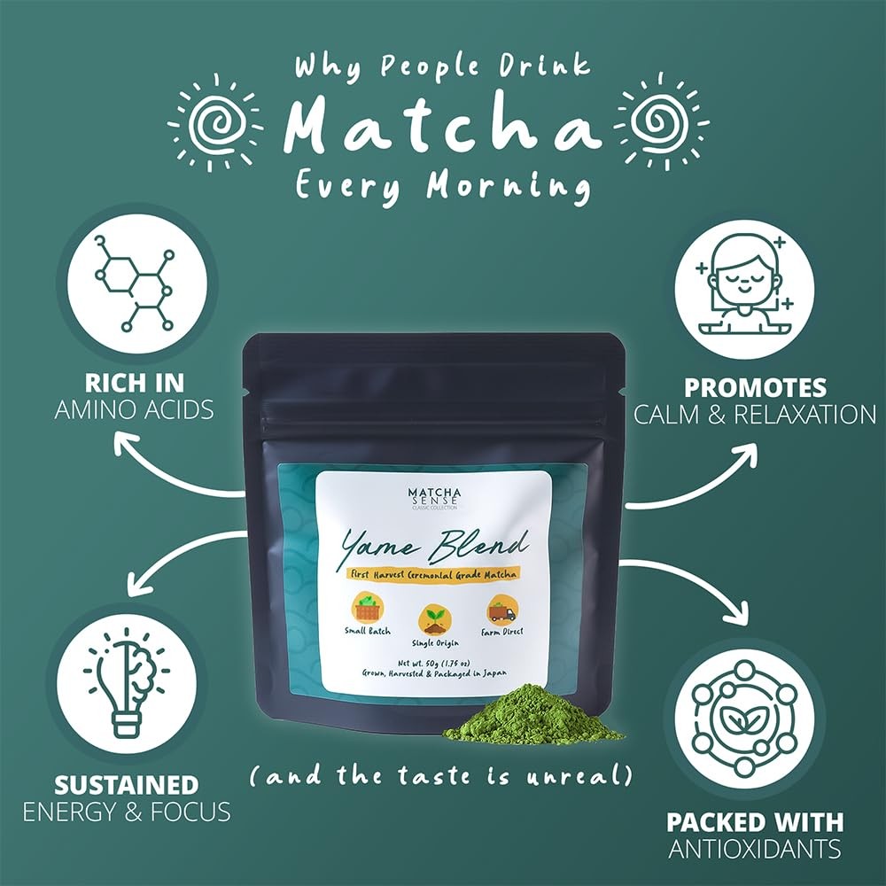 – Japanese Ceremonial Grade Matcha Powder – Yame First Harvest, Single Origin…