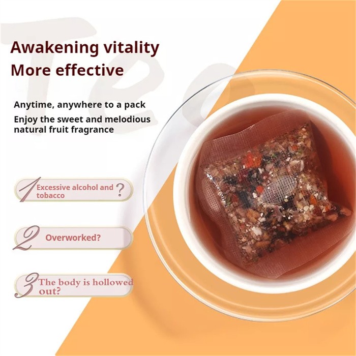 Eight Treasure Kidney Tea Ginseng RedDate Goji Herbal Blend Wellness 30 Bags