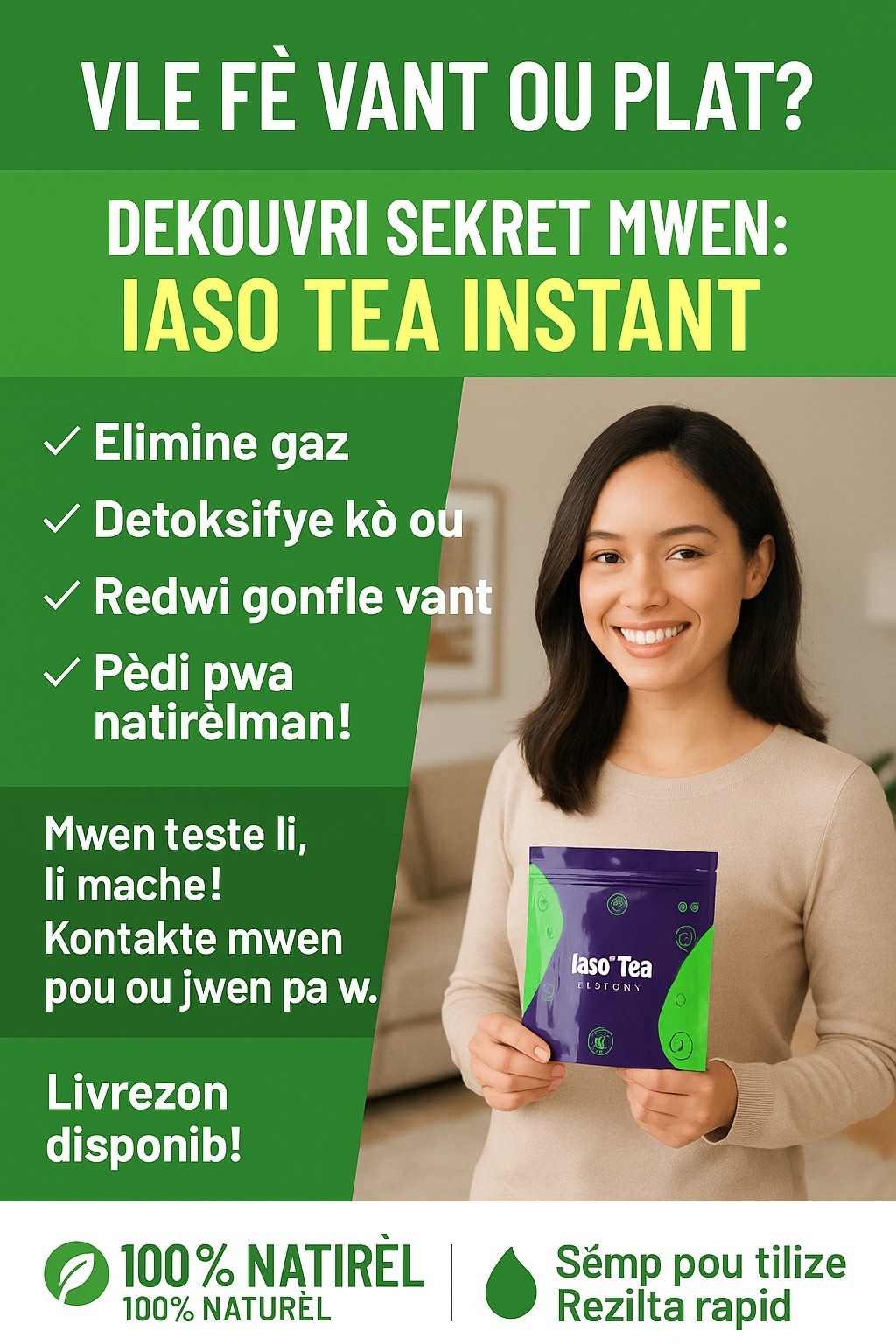 Iaso Tea Original Herbal Tea Bags 100% Natural Dietary Supplement