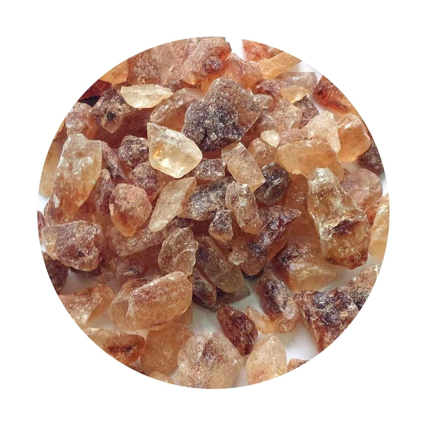 Elegant 1 LB Natural Medium Light Brown Rock Sugar for Tea & Coffee Perfection