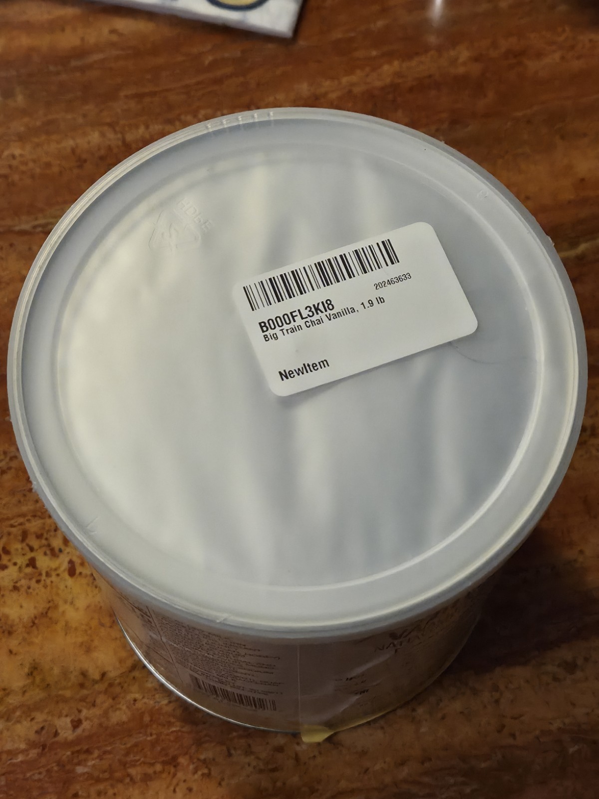Big Train Vanilla Chai Tea Latte Beverage Mix, 1.9 Pound BB 8/2026