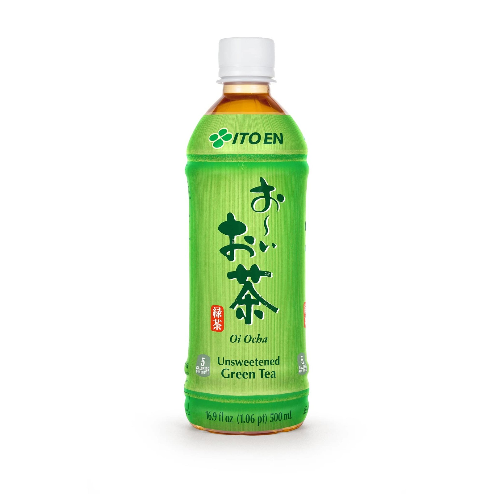 12-Pack Ito En Tea Oi Ocha Green Tea, Unsweetened, No Additivies, 16.9 Ounce