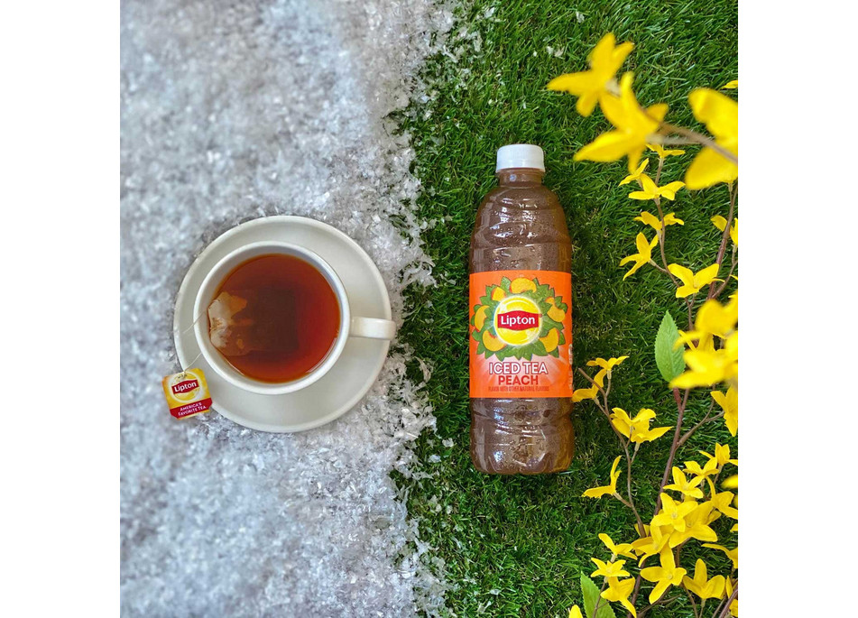 Lipton Peach Iced Tea 16.9 oz Bottles – 24 Pack Refreshing Flavored Tea