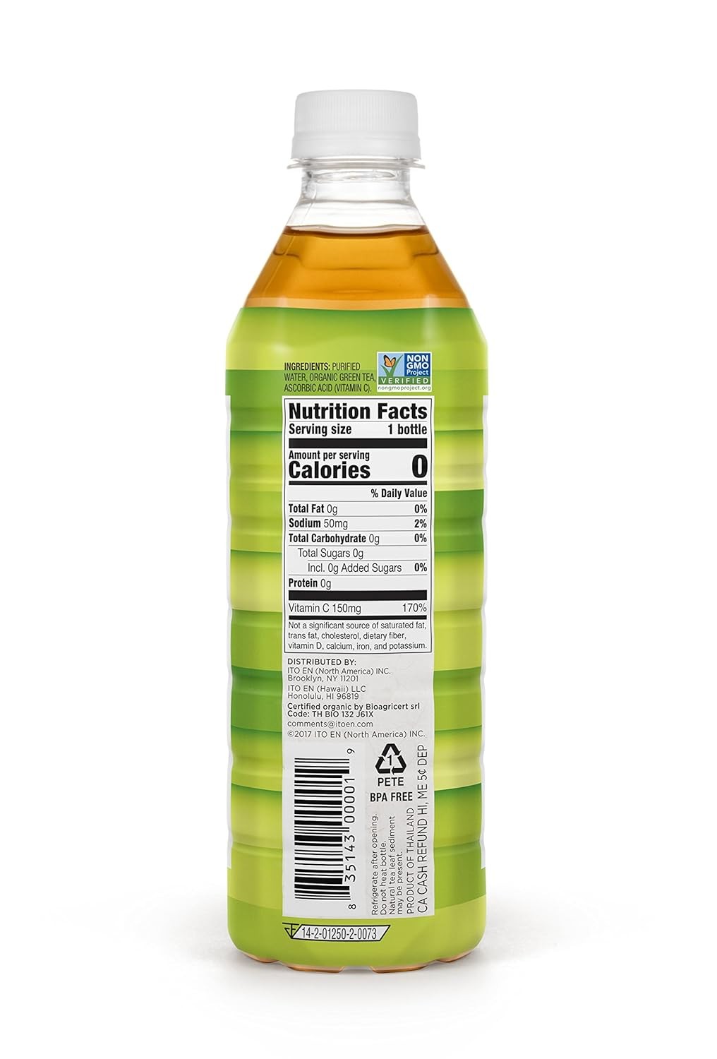 Teas’ Tea Unsweetened Pure Green Tea, Organic, Sugar Free, 0 Calories, 16.9…