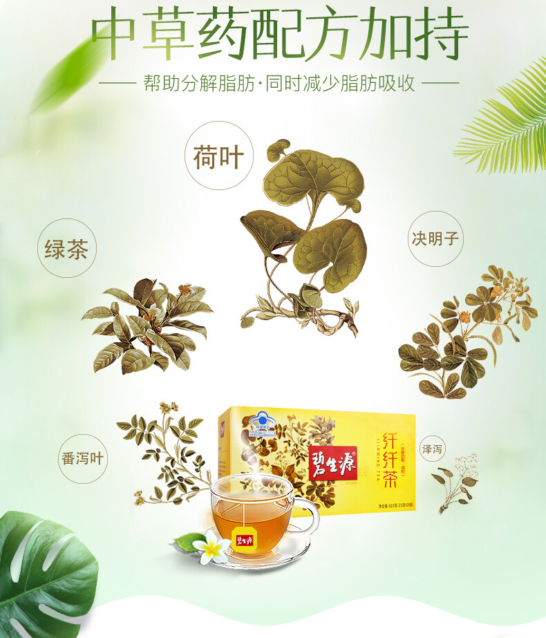 Besunyen Slimming Tea Weight Management Reducing Fat Burn Herbal Tea 25 Bags