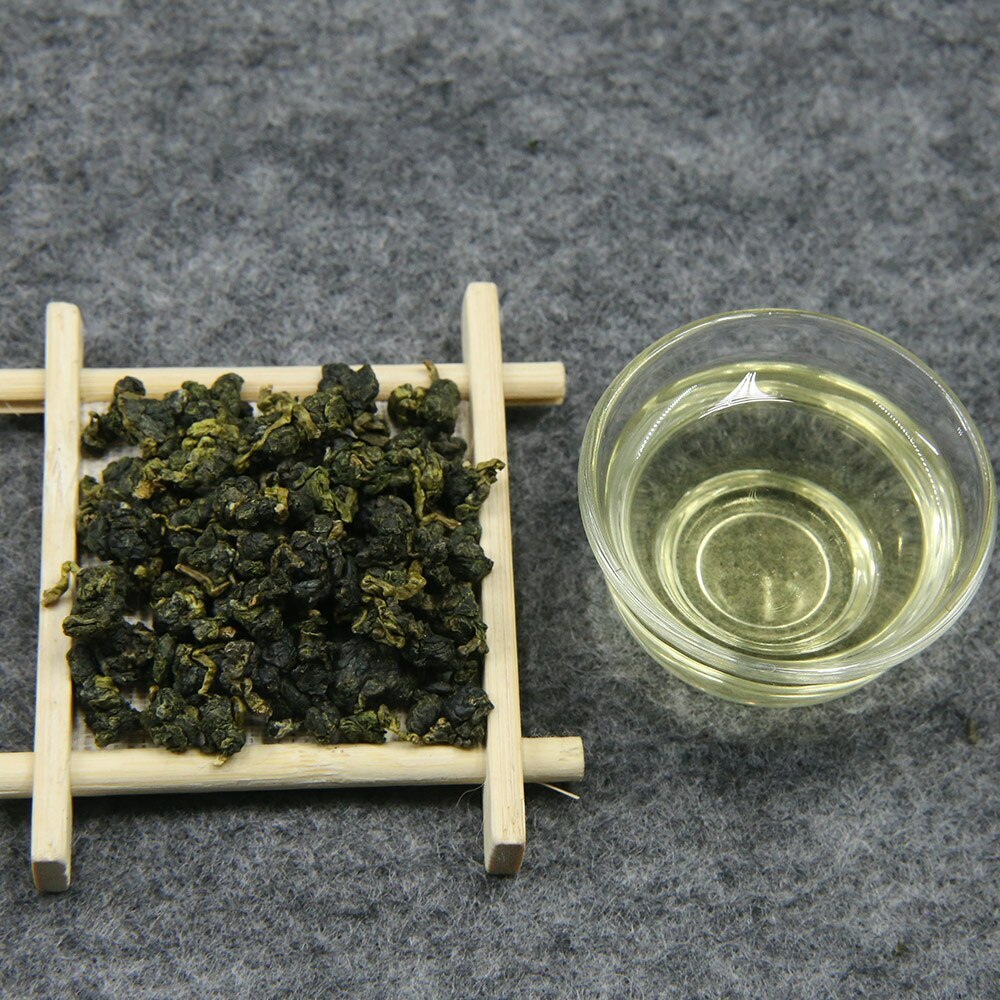 Premium Dongding Oolong Tea Taiwan Alishan High Mountain, Organic Loose Leaf