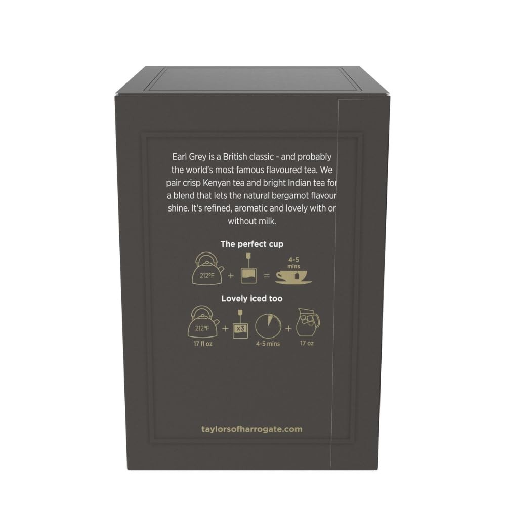Earl Grey Black Tea – 120 Bags, Caffeinated