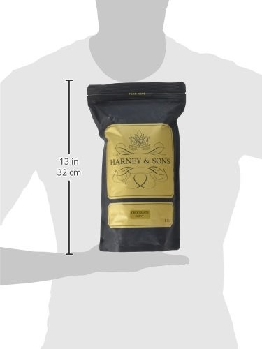 Harney & Sons Chocolate Mint Tea, Loose tea by the pound 1 Pound (Pack of 1)